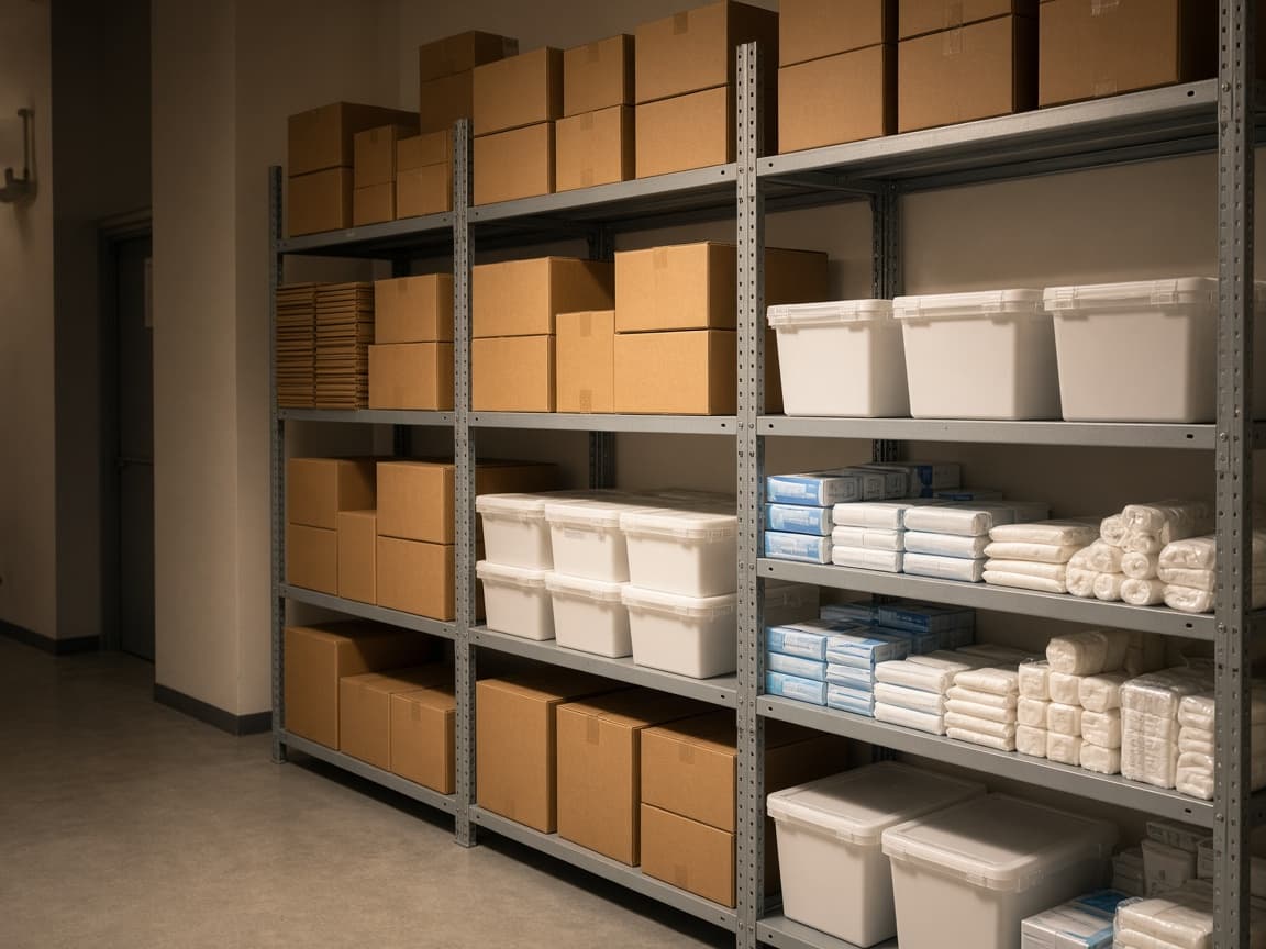 Organized medical supply inventory