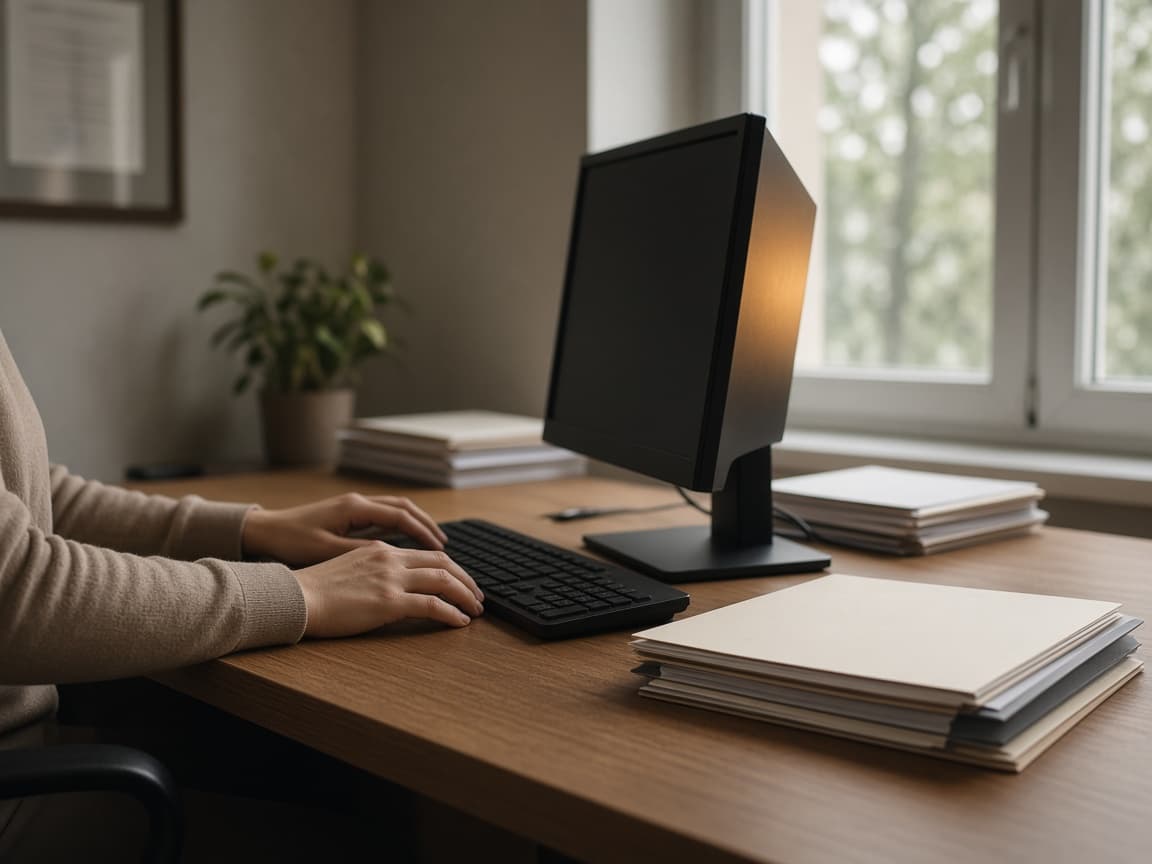 Administrative healthcare workspace